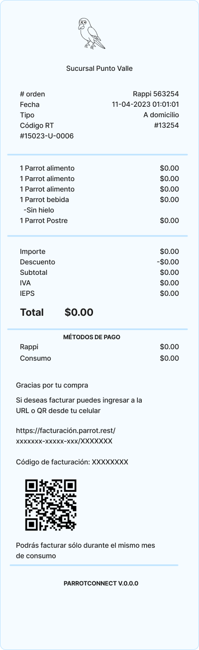 Código de verificación RappiTendero - Recibo (2)