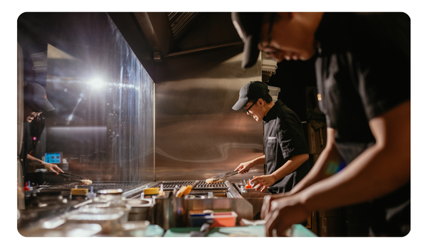 Cocineros en restaurante méxico